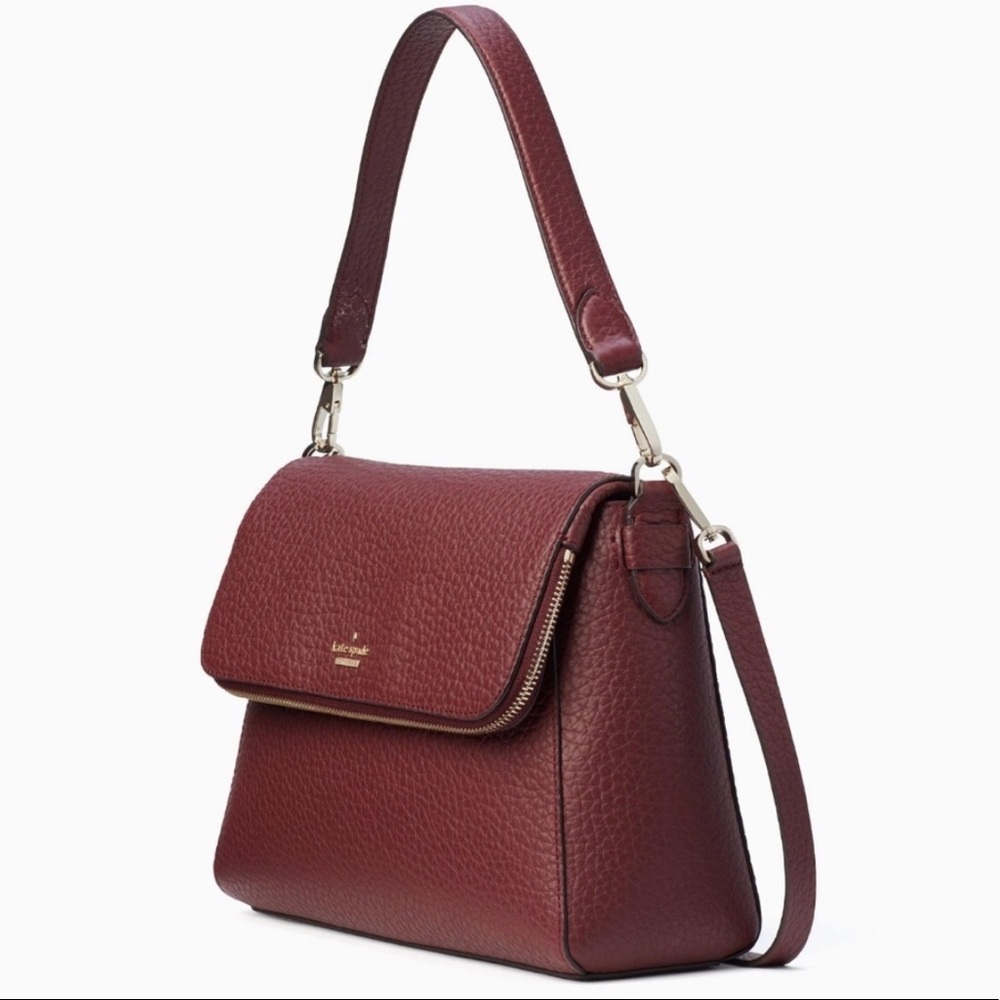 ⬇️NWT Kate Spade Carter Georgia Cherrywood Satchel - Picture 2 of 12